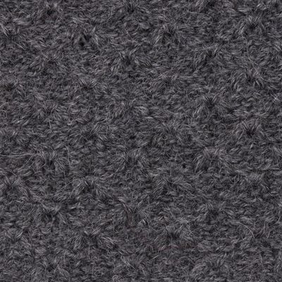 Alternate image for Patterned 100 Baby Alpaca Fingerless Mitts in Graphite Passionate Pattern in Graphite