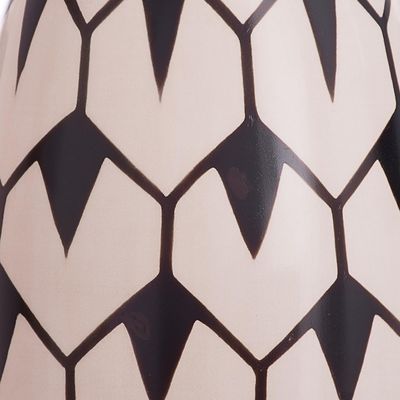 Alternate image for Hexagon Motif Chulucanas Ceramic Decorative Vase from Peru Chulucanas Rain