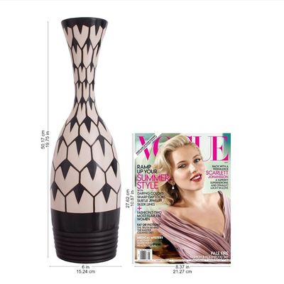 Alternate image for Hexagon Motif Chulucanas Ceramic Decorative Vase from Peru Chulucanas Rain