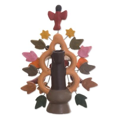 Alternate image for Ceramic candleholder Tree of Life