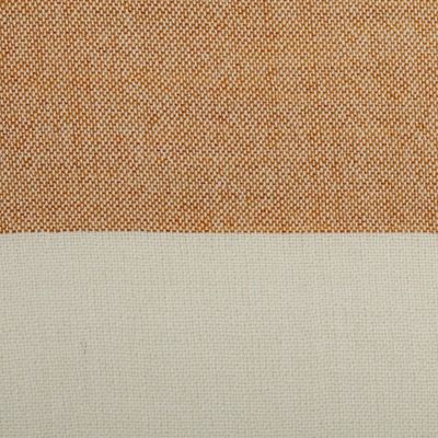 Alternate image for Fringed and Suede Trimmed Baby Alpaca Ruana in Brown White Dreamy Dunes