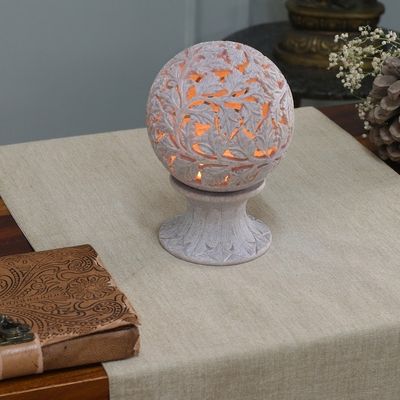 Alternate image for India Hand Carved Soapstone Candle Holder Elephant Parade