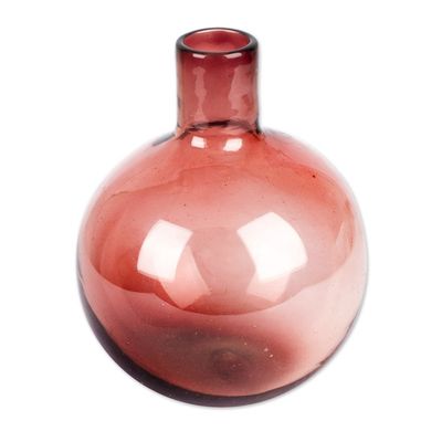 Alternate image for Eco-Friendly Handblown Clear Bordeaux Glass Vase Bordeaux Dream