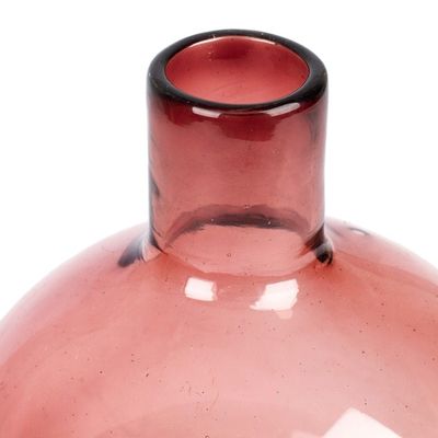 Alternate image for Eco-Friendly Handblown Clear Bordeaux Glass Vase Bordeaux Dream