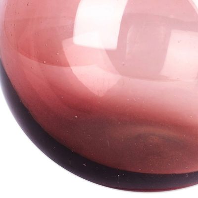 Alternate image for Eco-Friendly Handblown Clear Bordeaux Glass Vase Bordeaux Dream