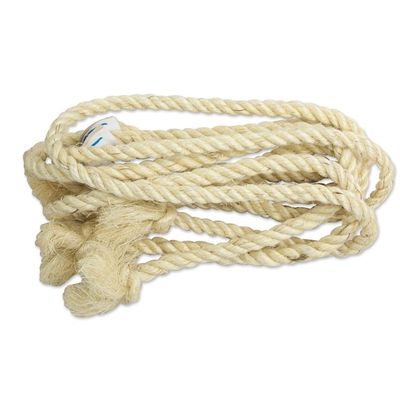 Alternate image for Hand Woven Natural Fiber Beige Hammock Double Sansevieria