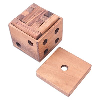 Alternate image for Raintree Wood Cube Puzzle from Thailand Cube Challenge