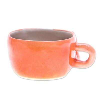 Alternate image for Handmade Dog-Themed Ceramic Beagle Demitasse from Thailand Beagle Demitasse