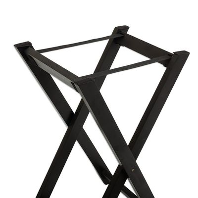 Alternate image for Handmade Reverse Painted Glass and Wood Folding Table Colonial Night