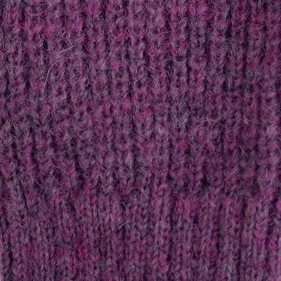 Alternate image for Knit Alpaca and Wool Blend Fingerless Mitts in Purple Boysenberry Epoch