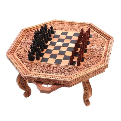 Alternate image for Wood chess set The General