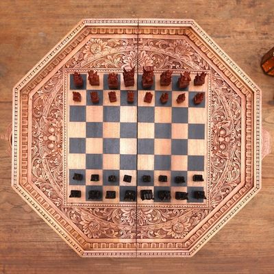 Alternate image for Wood chess set The General