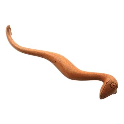 Alternate image for Suar Wood Gecko Back Scratcher from Bali Gecko Helper