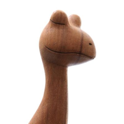 Alternate image for Handmade Suar Wood Gecko Back Scratcher from Bali Sleepy Gecko