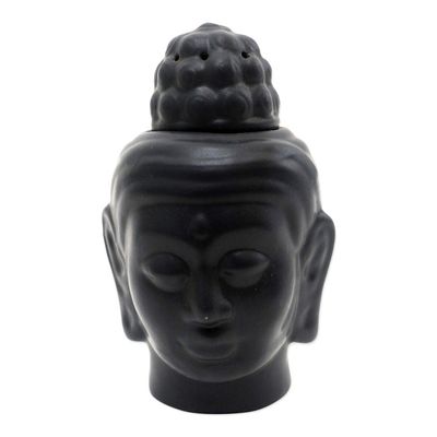 Alternate image for Hand Crafted Buddha Oil Warmer from Bali Buddha Head