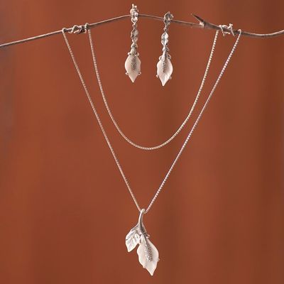 Alternate image for World Peace Symbolic Jewelry Set Handmade Bali Garden of Peace