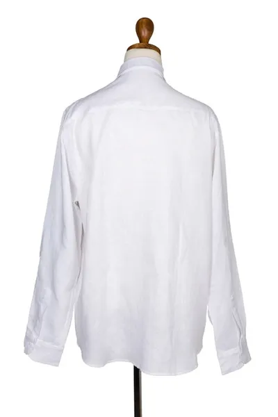 Alternate image for Mens Hand-Embroidered Shirt with Floral Motif Calm Under Pressure