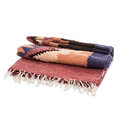 Alternate image for Handloomed Acrylic Geometric Area Rug in Brown 2.5x4.5 Ancestral Diamonds