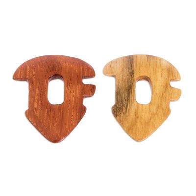 Alternate image for Reclaimed Estoraque and Cypress Wood Guitar Picks Pair Eco Melody