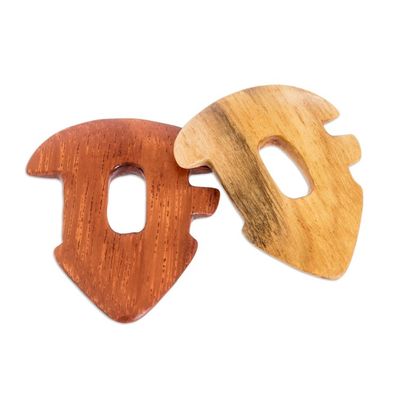 Alternate image for Reclaimed Estoraque and Cypress Wood Guitar Picks Pair Eco Melody