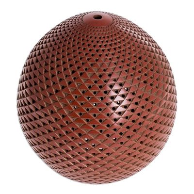 Alternate image for Handmade Terracotta Candle Shade Ancient Volcano