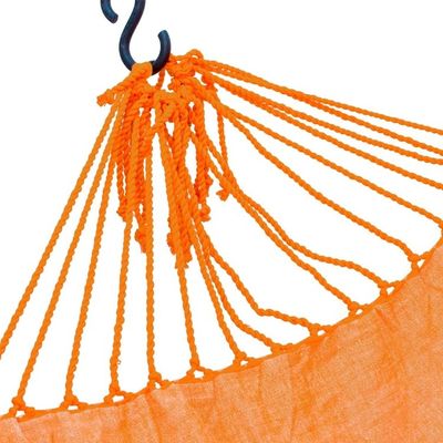 Alternate image for Handwoven Cotton Single Hammock in Sunrise from Guatemala Seaside Sunrise