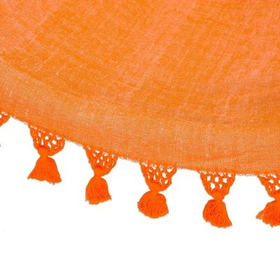 Alternate image for Handwoven Cotton Single Hammock in Sunrise from Guatemala Seaside Sunrise