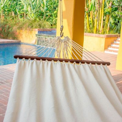 Alternate image for Fair Trade Mayan Cotton Hammock Single Take Me to the Sky