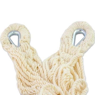 Alternate image for Hand Woven Espresso Striped Hammock Single Guatemala Sandy Path