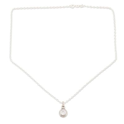 Alternate image for Sterling Silver and Cubic Zirconia Jewelry Set Pair Sparkling Water