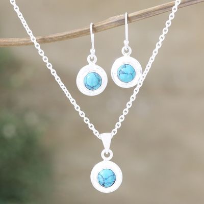 Alternate image for Sterling Silver Earrings and Pendant Necklace Set Sing-Along