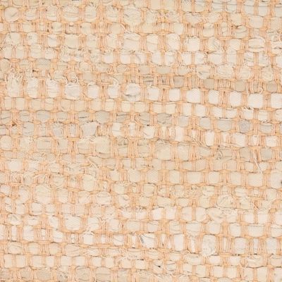 Alternate image for Buff and Ivory Recycled Cotton Area Rug from India 3x4.5 Diamond Subtlety