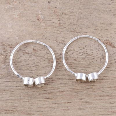 Alternate image for Sparkling Citrine Toe Rings Crafted in India Twin Elegance