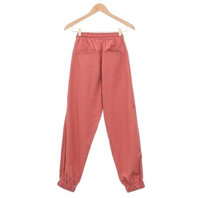Alternate image for Salamander Cotton Twill Jogger Pants with Drawstring Waist Casual in Sienna