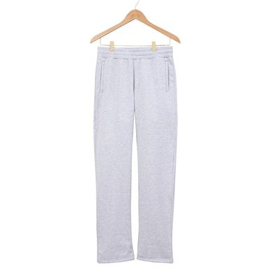 Alternate image for Light Grey 100 Recycled Yarn Pants with Elastic Waistband Environmental Steps