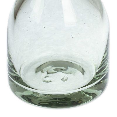 Alternate image for Eco-Friendly Handblown Recycled Glass Incense Holder Soothing Vibes