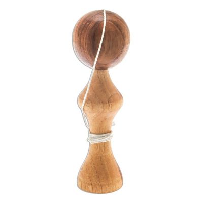 Alternate image for Raintree Wood Kendama Ball Game from Thailand Kendama Joy