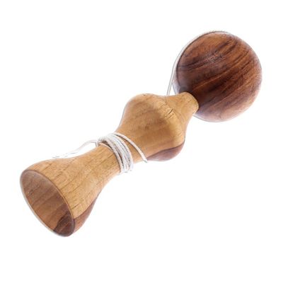 Alternate image for Raintree Wood Kendama Ball Game from Thailand Kendama Joy