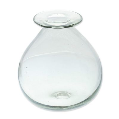 Alternate image for Handmade Drop-Shaped 12 oz. Recycled Glass Incense Diffuser Fragrant Dew