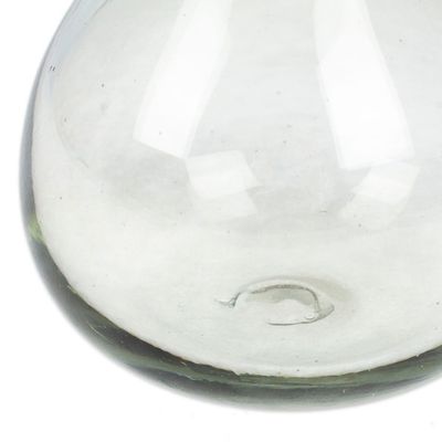 Alternate image for Handmade Drop-Shaped 12 oz. Recycled Glass Incense Diffuser Fragrant Dew