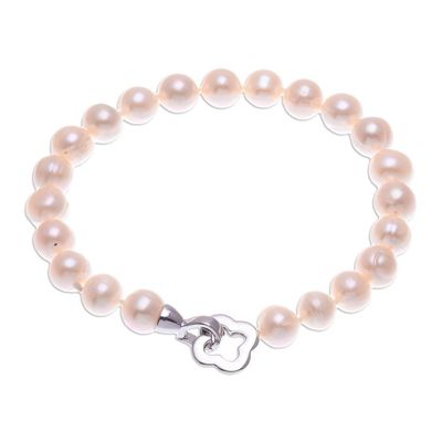 Alternate image for Artisan Crafted Cultured Pearl Jewelry Set Precious Dream in Peach
