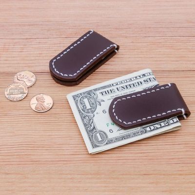 Alternate image for Leather money clips Pair Savvy Spender