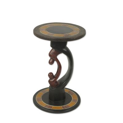 Alternate image for Parent and Child African Handcrafted Wood Accent Table Parent and Child