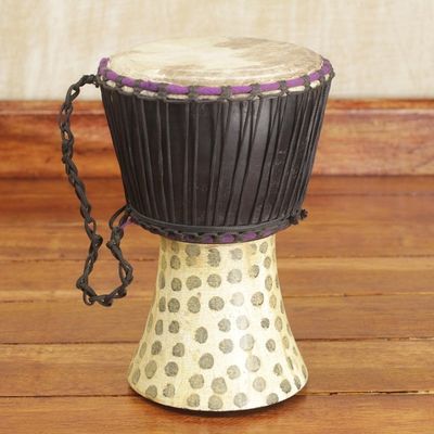 Alternate image for Genuine Traditional Djembe Drum Hand Crafted in Ghana Dance Together