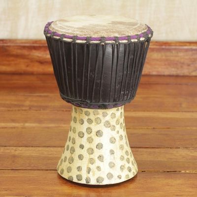 Alternate image for Genuine Traditional Djembe Drum Hand Crafted in Ghana Dance Together