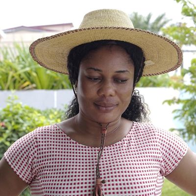 Alternate image for Woven Raffia Sun Hat from West Africa Shady Lane