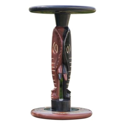 Alternate image for Handcrafted Elephant Motif Accent Table Elephant Walk