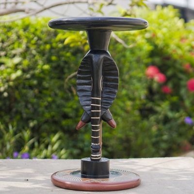 Alternate image for Handcrafted Elephant Motif Accent Table Elephant Walk