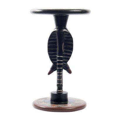 Alternate image for Handcrafted Elephant Motif Accent Table Elephant Walk