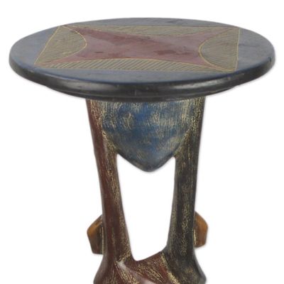 Alternate image for Rustic Cedar Wood Accent Table from Ghana Good Twist